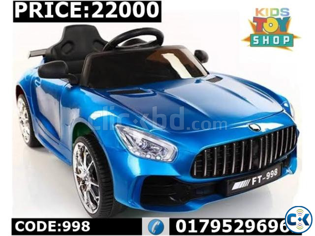 Baby Motor Car With Leather Seat | ClickBD large image 0