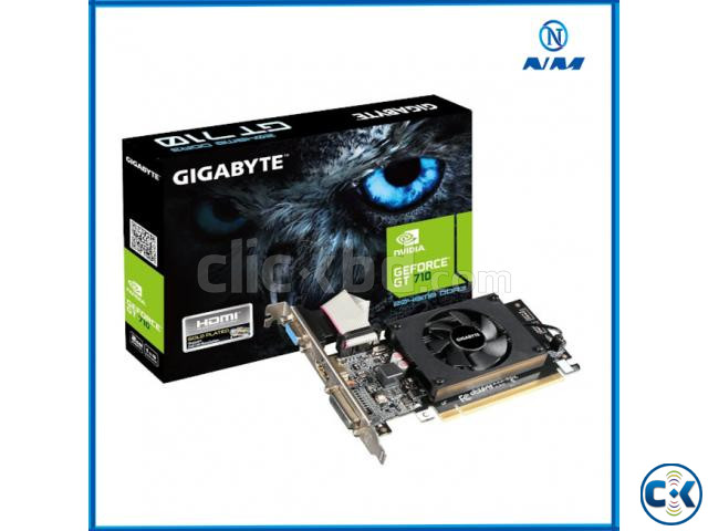 Gigabyte Geforce GT 710 2GB DDR3 Graphics Card | ClickBD large image 1