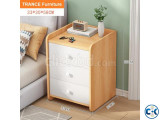 Modern Luxury Bedside Table with 3 Drawer Storage Cabine