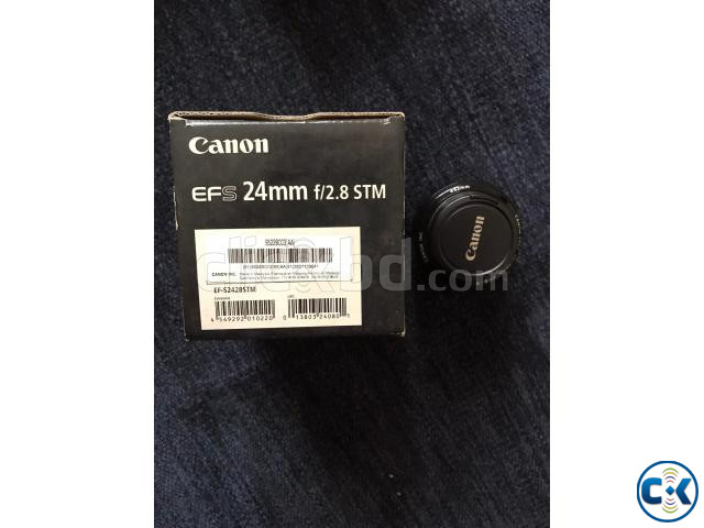 Canon EF-S 24mm F 2.8 STM Camera Lens | ClickBD large image 0
