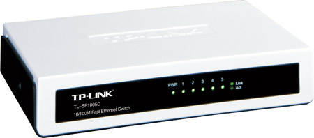 TP LINK 5 port internet switch large image 0