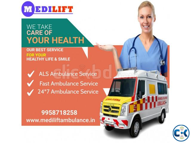 Utmost Healthcare by Medilift Ambulance Service in Delhi | ClickBD large image 0