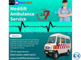 Cardio Monitoring Ambulance Service in Varanasi by Medilift