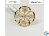 Diamond With Gold Ring 50 0ff