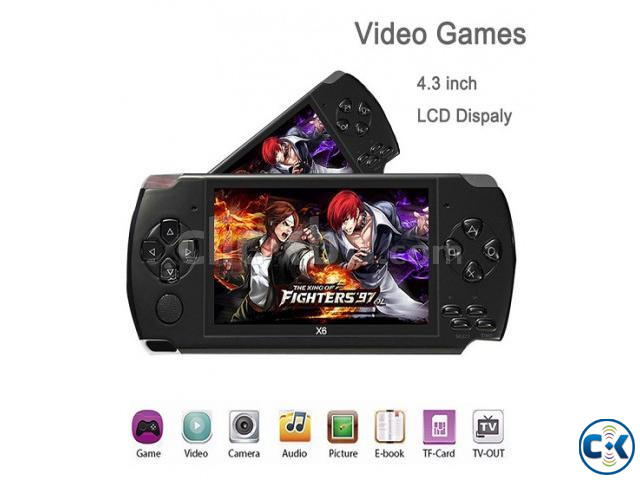 X6 PSP Game Player Console 4.3 screen 8GB | ClickBD large image 1