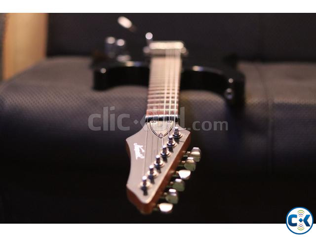 New Korean Brand 24 fret Electric Black Concert Guitar | ClickBD large image 0