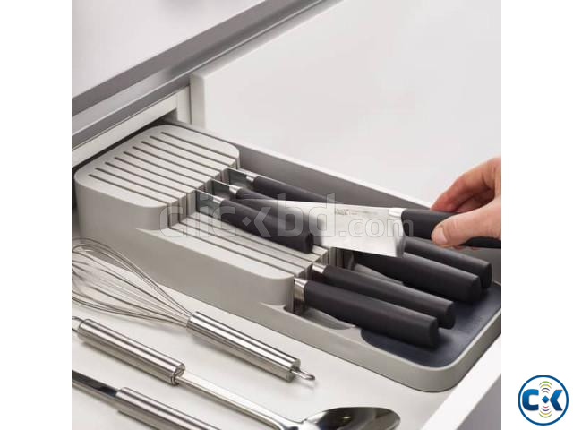 Super compact 2 tier knife organizer | ClickBD large image 0