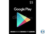 Google Play Gift Card 5 