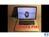 iMac 3 on beeps black screen