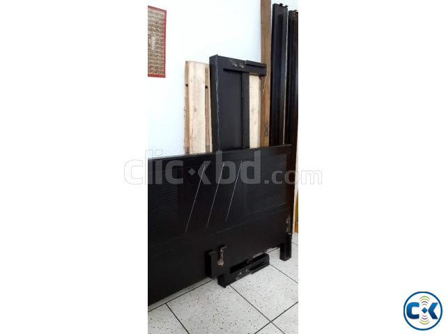 Malaysian Process Wood Bed - 5 7 with mattress | ClickBD large image 0