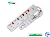 Many 3 Pin Socket Plug Model MTS-144-2P 3m