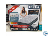 Intex Deluxe Semi Double Air Bed with Built-in Air Pump