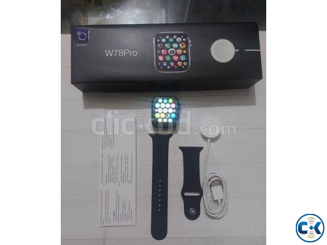 W78 Pro 1.75inch Smart Watch Waterproof Bluetooth Call Wirel | ClickBD large image 3