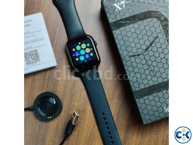 X7 Smart Watch Bluetooth Call Fitness Tracker Full Touch | ClickBD large image 3