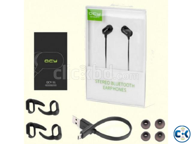QCY S1 Wireless Bluetooth Sports Headphone - Original -Black | ClickBD large image 0