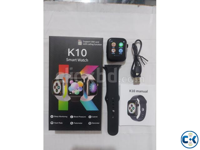 K10 Smartwatch Single Sim Call Sms Touch Display Fitness Tra large image 4