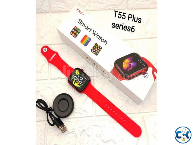 T55 Plus Smart watch Series 6 Main screen size 1.75 inch | ClickBD large image 3