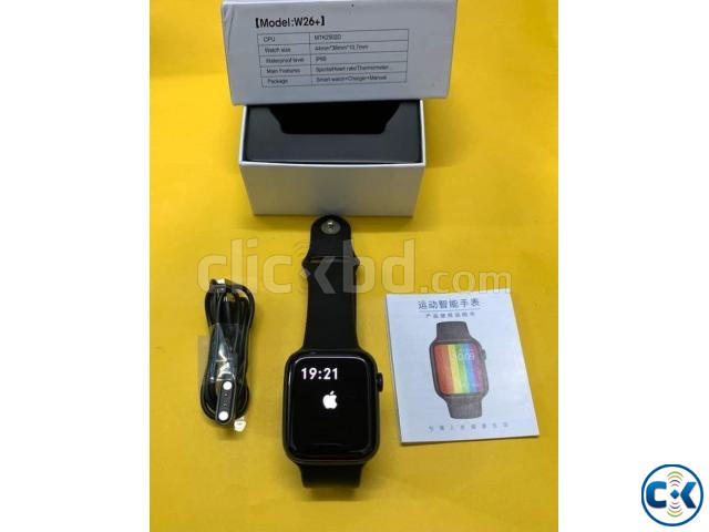 W26 Plus Smart Watch With Apple Logo | ClickBD large image 1