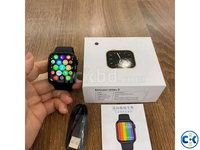 W26 Plus Smart Watch With Apple Logo | ClickBD large image 4
