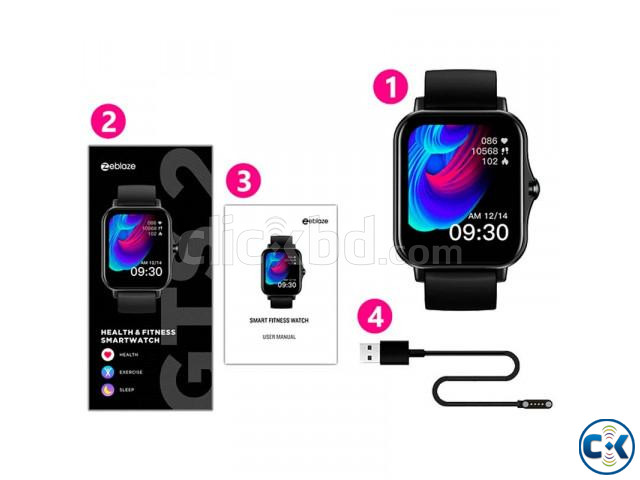Zeblaze GTS 2 Smart Watch Bluetooth Calling Fitness Tracker | ClickBD large image 1