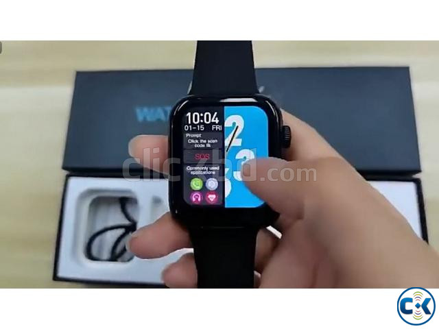 W78 Pro 1.75inch Smart Watch Waterproof Bluetooth Call | ClickBD large image 2