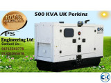 Best Quality 500KVA UK Perkins Generator Price in BD