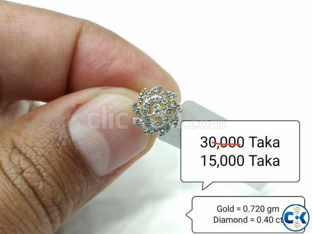 Diamond With Gold Nose PIN 50 OFF | ClickBD large image 0