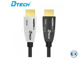 DTECH 20 Meter Fiber Optic HDMI Cable 4K 3D V2.0 