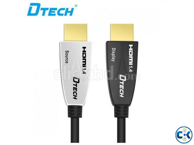 DTECH 20 Meter Fiber Optic HDMI Cable 4K 3D V2.0  | ClickBD large image 0