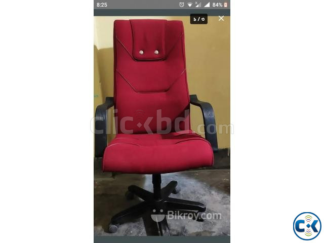 Biug red chair | ClickBD large image 1