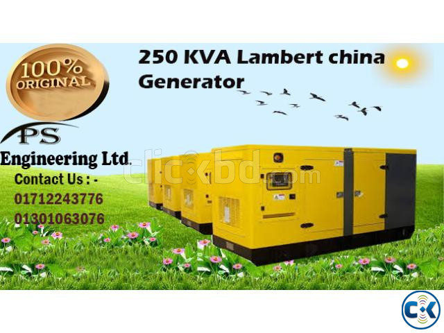 250 KVA Lambert China Generator price in bangladesh | ClickBD large image 0
