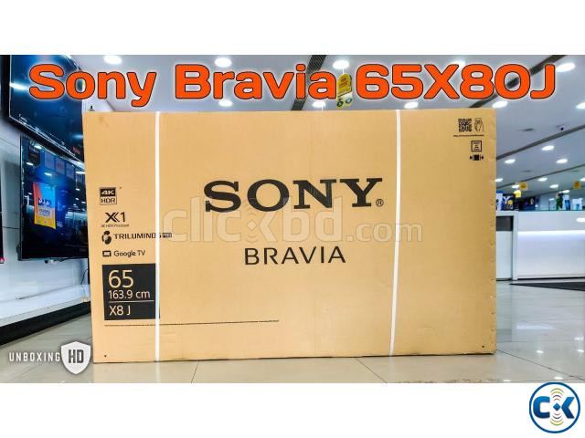 Sony Bravia X80J 65 4K HDR Smart Voice Search Google TV | ClickBD large image 1