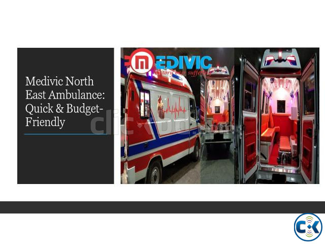 Safe and Trouble-Free Ambulance from Dibrugarh by Medivic | ClickBD large image 0