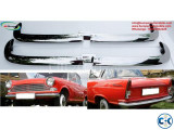 Borgward Arabella 1959_ 1961 bumper by stainless steel