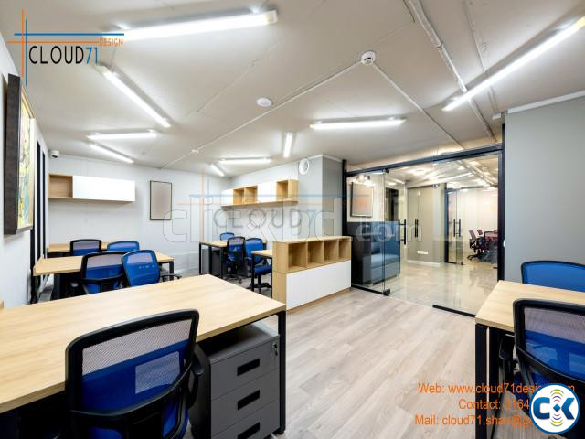 Small office interior design | ClickBD large image 2