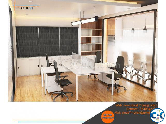 Office furniture Commercial interior design | ClickBD large image 2