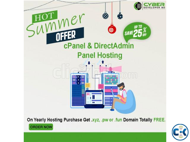 25 Discount on cPanel DirectAdmin Hosting | ClickBD large image 1
