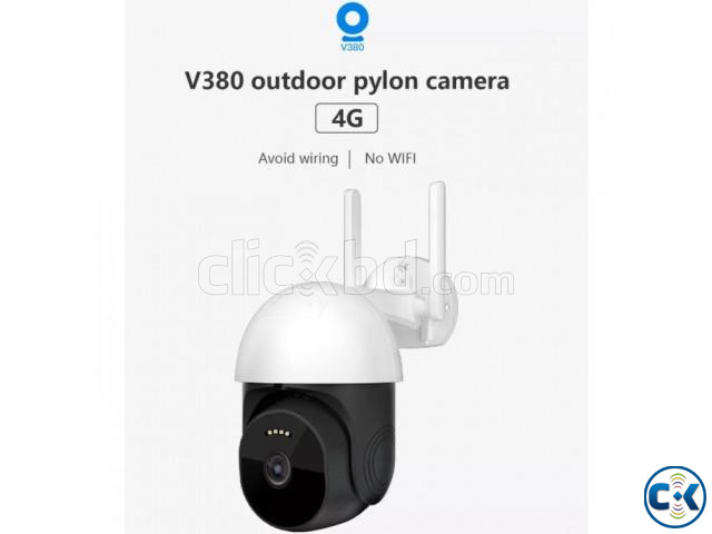 V380 PRO 4G Camera 3MP PTZ 4G SIM Support Night Vision | ClickBD large image 2