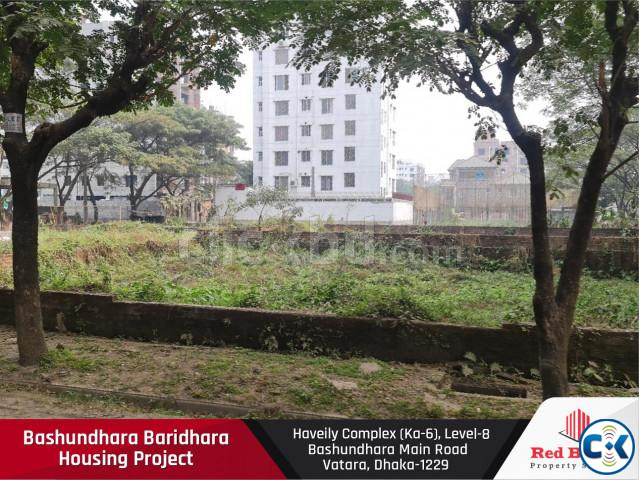 5 Katha South facing plot sale in I-Block Bashundhara R A D | ClickBD large image 0