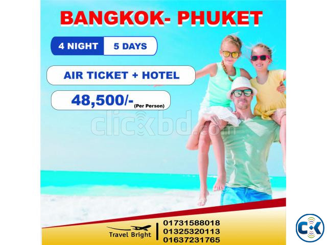 Thailand Tour Package Bangkok - Phuket  | ClickBD large image 0