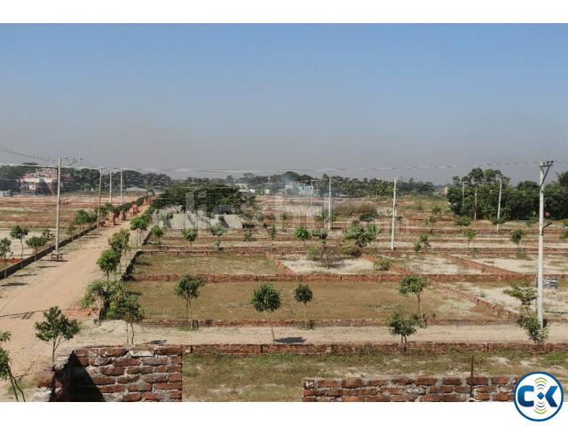 3 Katha Ready Plot with utility Modhu City | ClickBD large image 0