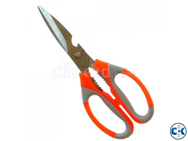 Stainless Steel Kitchen Scissors Fish Cutting Scissors | ClickBD large image 1