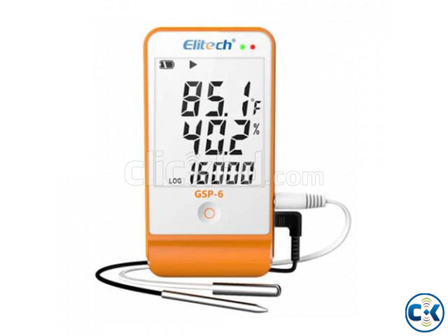 Elitech Temperature and Humidity Data Logger GSP-6 | ClickBD large image 0