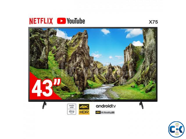 New Sony 43 Bravia 4K Ultra Google Android TV 43X75 | ClickBD large image 1