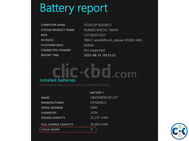 Huawei MateBook X Pro Core i7-10510U 1TB 16GB 11 batt Cy  | ClickBD large image 4