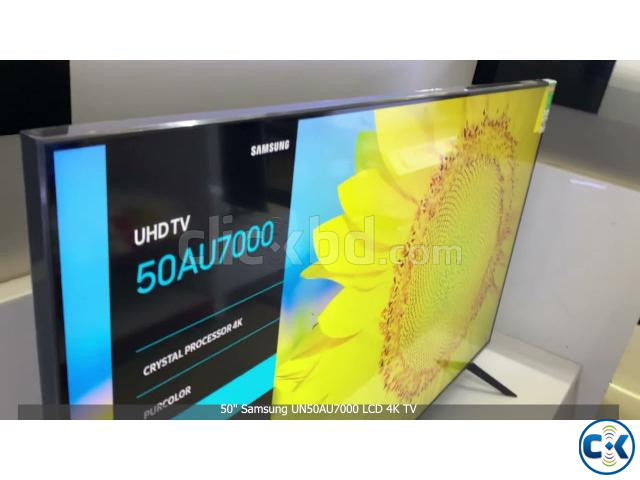 Samsung 50 AU7700 Crystal UHD 4K Voice Control Smart TV | ClickBD large image 1