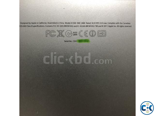 Macbook Air 13 Inch year 2011 | ClickBD large image 0