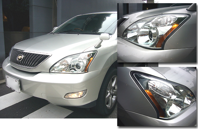 head light for toyota harrier 2003 to 2008 models large image 0