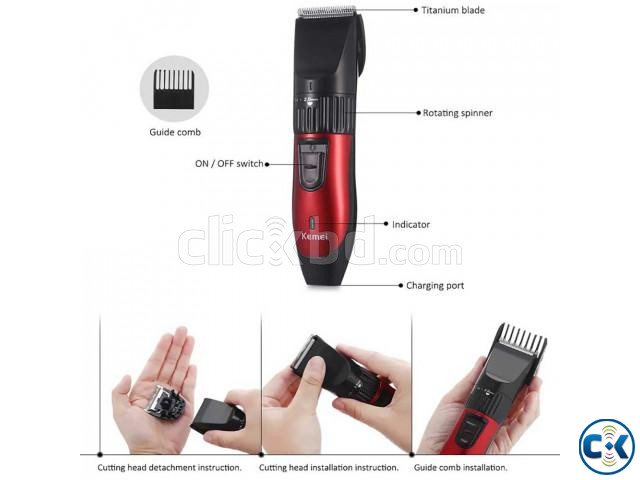 Kemei Trimmer KM-0730  | ClickBD large image 4
