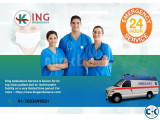 King Road Ambulance Service in Patna with Life-Sustaining
